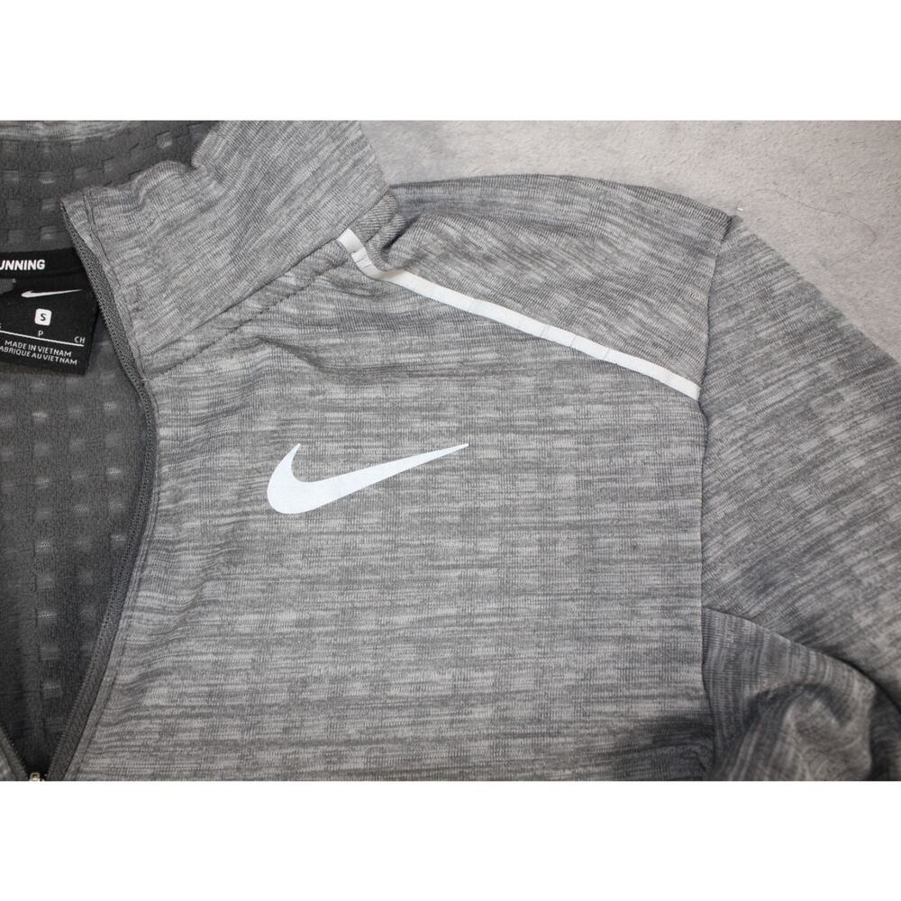 Nike Women’s Running Dri-FIT Half Zip Pullover Gray Long Sleeve Size S - Picture 4 of 11